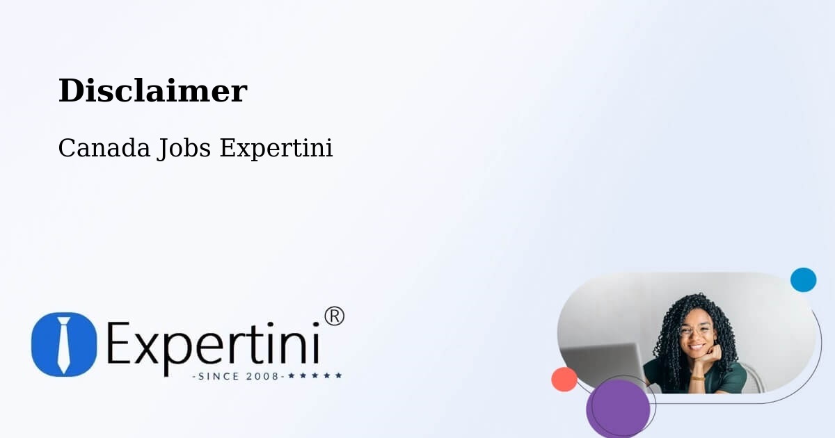 Disclaimer – Saanich - Canada Jobs Expertini