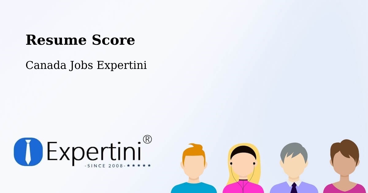 Resume Score & Job Description Match Tool – Saanich - Canada Jobs Expertini